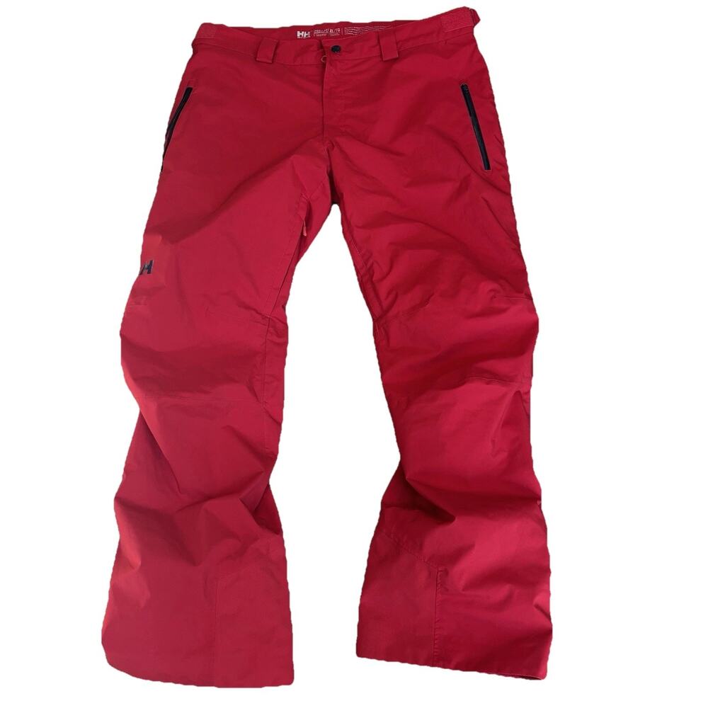 Helly Hansen Legendary Ski Pants Snow Insulated Waterproof Red Men's XL Regular*